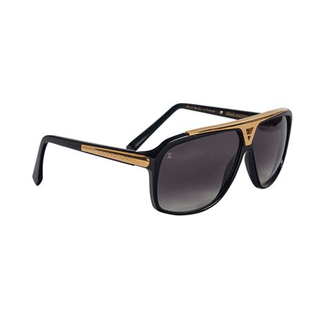 louis vuitton black gold z0350w evidence square sunglasses|1.1 Evidence Sunglasses S00 .